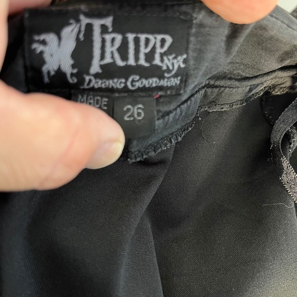 Tripp Nyc Plus Size 26W Black‎ Butterfly Tule Mini Skirt - Picture 5 of 7